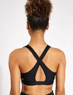 Ultimate Support Non Wired Sports Bra - Black -The Sports Edit Goodmove Padded NW adjustable straps T33 6500BLA Black 0018