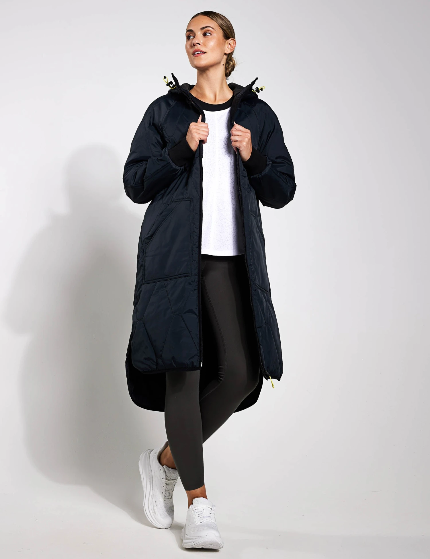 Stormwear Fleece Lined Longline Parka - Black 7 Stormwear Fleece Lined Longline Parka - Black - Image 5