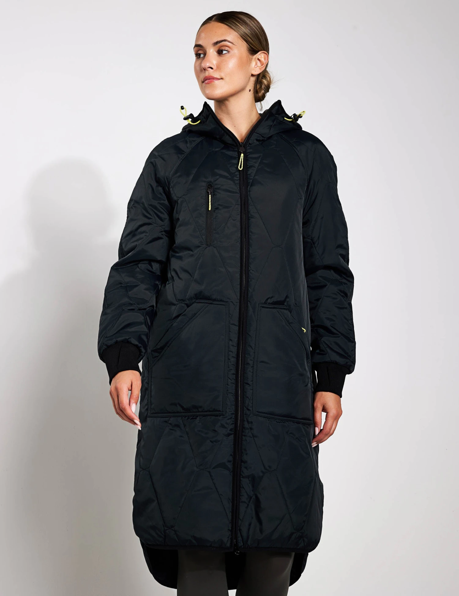 Stormwear Fleece Lined Longline Parka - Black 5 Stormwear Fleece Lined Longline Parka - Black - Image 3
