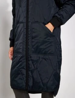 Stormwear Fleece Lined Longline Parka - Black 13 Stormwear Fleece Lined Longline Parka - Black -The Sports Edit Goodmove Quilted Parka T51 5783 BLACK 0036