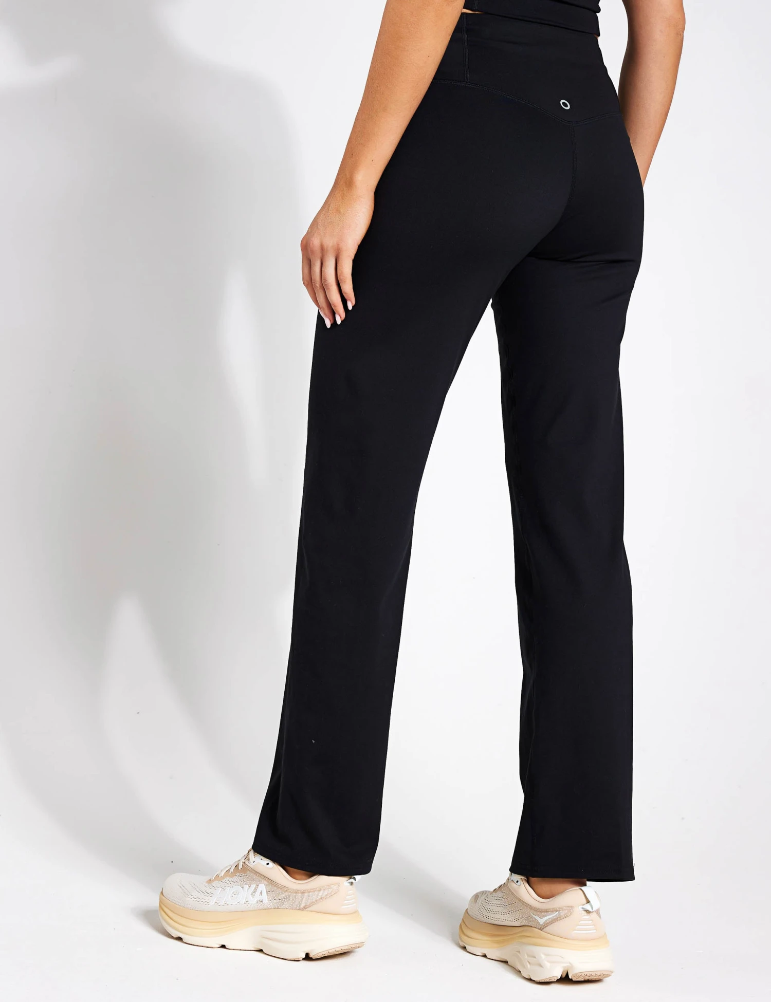 Straight Leg Yoga Joggers - Black 4 Straight Leg Yoga Joggers - Black - Image 2