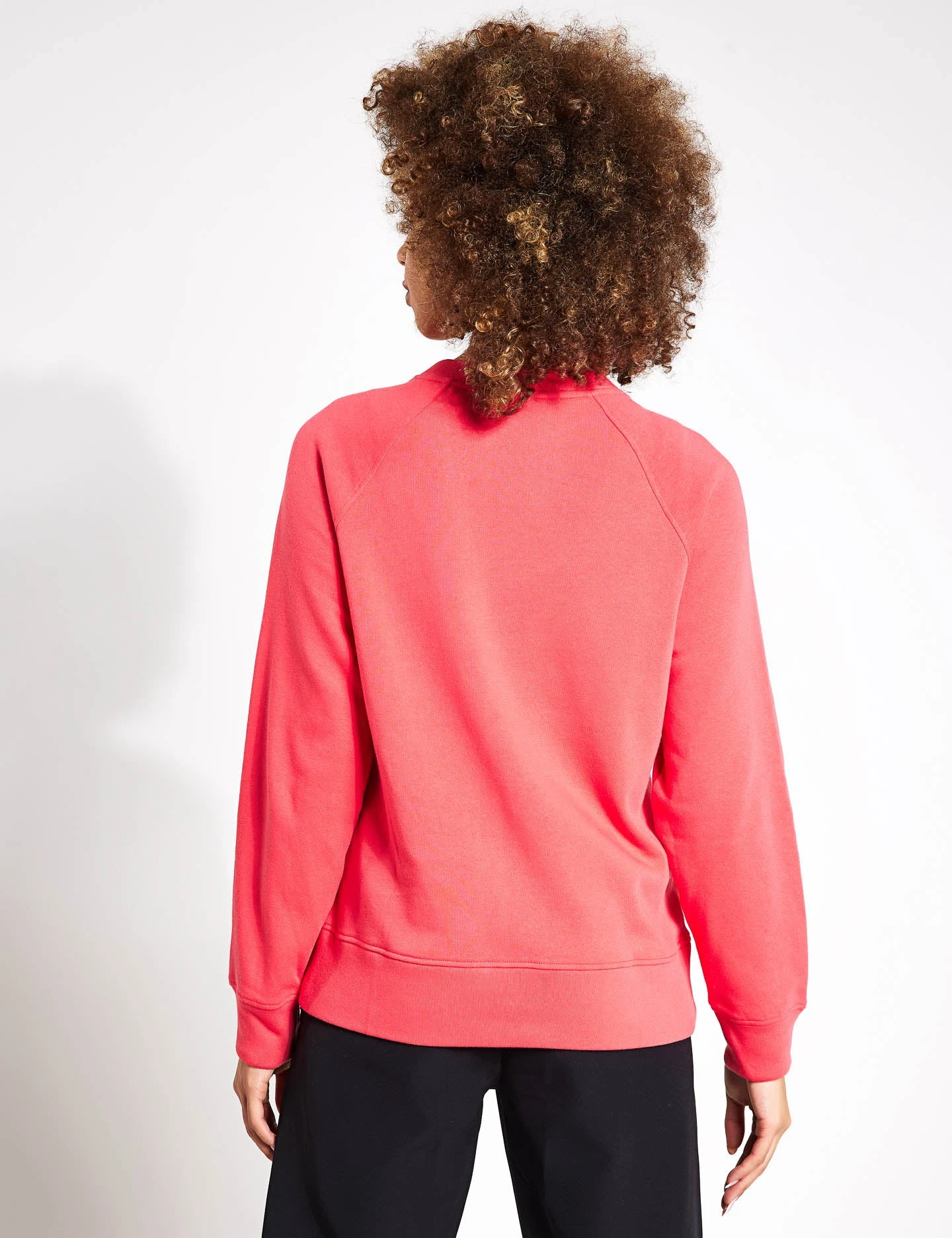 Cotton Rich Crew Neck Sweatshirt - Strawberry 4 Cotton Rich Crew Neck Sweatshirt - Strawberry - Image 2