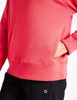 Cotton Rich Crew Neck Sweatshirt - Strawberry 8 Cotton Rich Crew Neck Sweatshirt - Strawberry -The Sports Edit Goodmove SUPERSOFT POCKETSWEAT 5858 ST STRAWBERRY 0035