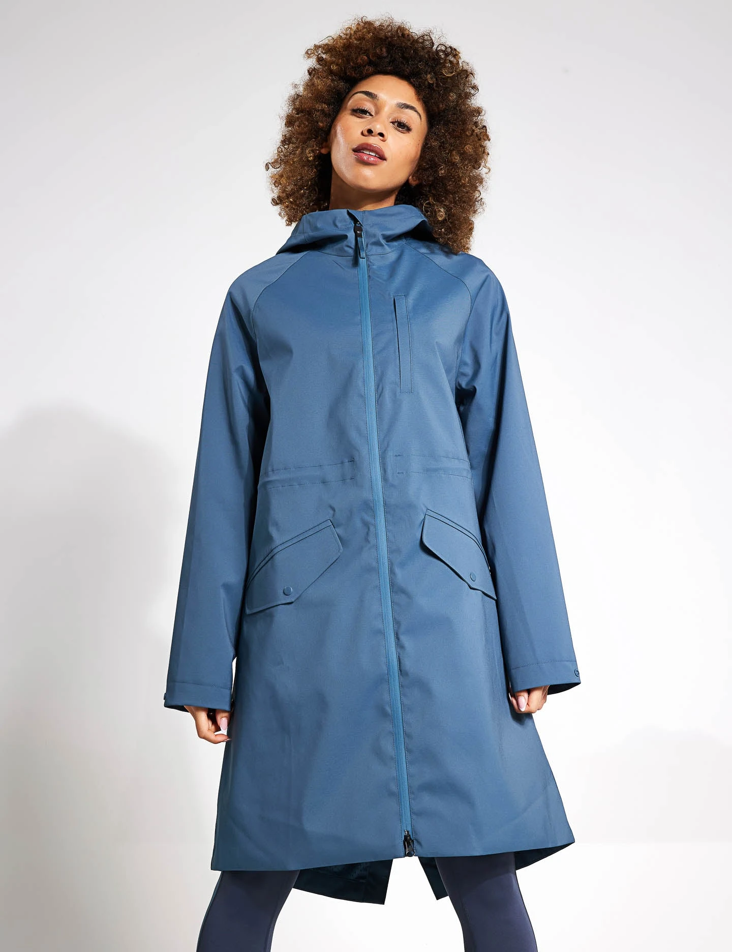 Stormwear Waterproof Hooded Longline Parka - Dark Airforce 7 Stormwear Waterproof Hooded Longline Parka - Dark Airforce - Image 5