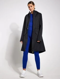 Stormwear Waterproof Hooded Longline Parka - Black