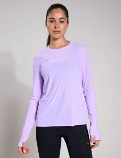 Hoka Airolite Run Long Sleeve - Aster Flower 12 Hoka Airolite Run Long Sleeve - Aster Flower -The Sports Edit Hoka Airolite Run Long Sleeve Aster Flower 1151083 ARFS 0006
