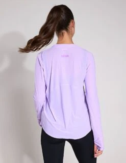 Hoka Airolite Run Long Sleeve - Aster Flower 9 Hoka Airolite Run Long Sleeve - Aster Flower -The Sports Edit Hoka Airolite Run Long Sleeve Aster Flower 1151083 ARFS 0022
