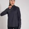 Hoka GlideTech Quarter Zip - Black