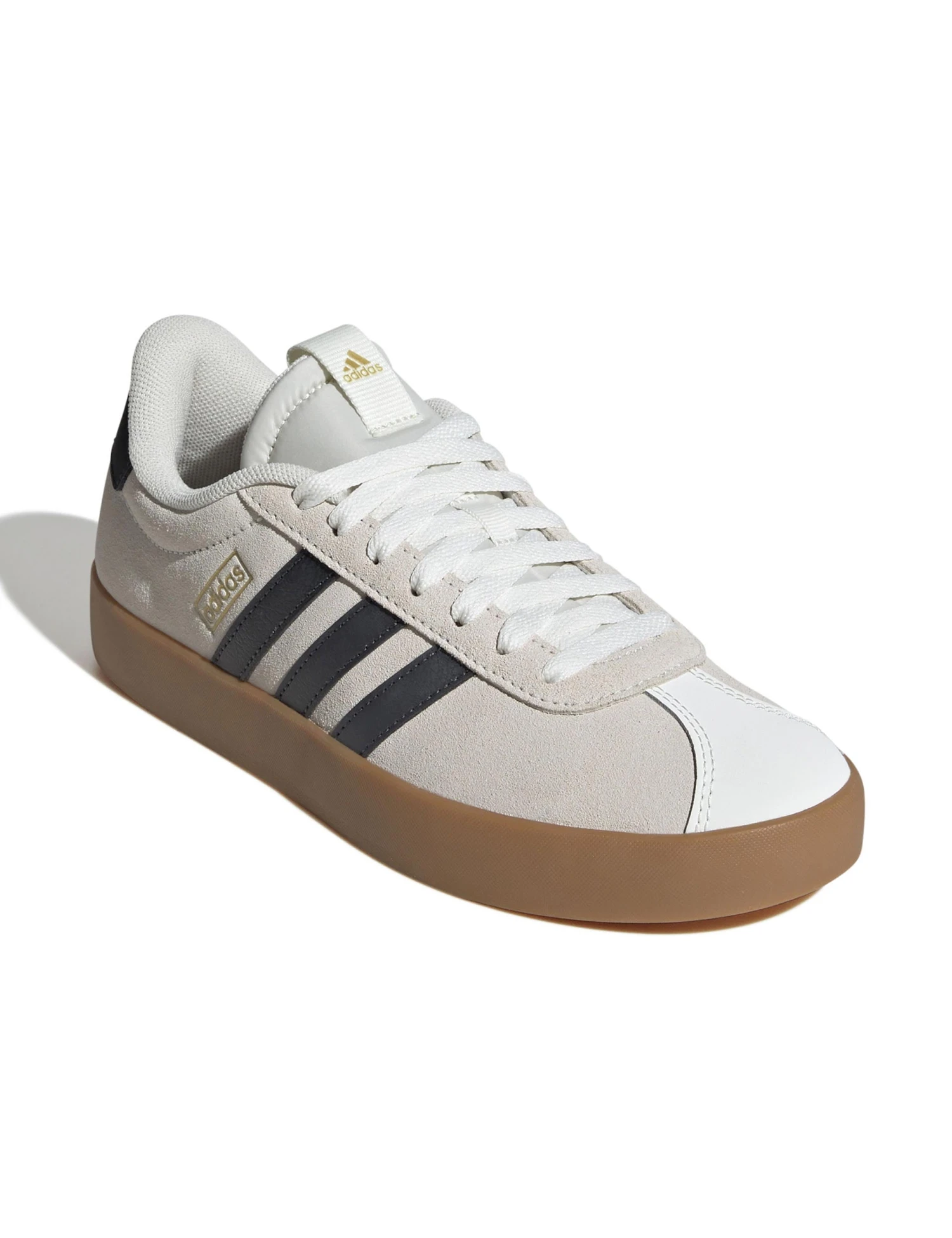 ADIDAS VL Court 3.0 Shoes - Off White/Grey Six/Gold Metallic 5 ADIDAS VL Court 3.0 Shoes - Off White/Grey Six/Gold Metallic - Image 3
