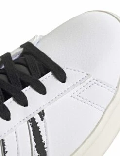 ADIDAS Grand Court 2.0 Shoes - Cloud White/Core Black -The Sports Edit JS2882 8 FOOTWEAR Photography Detail View 1 white