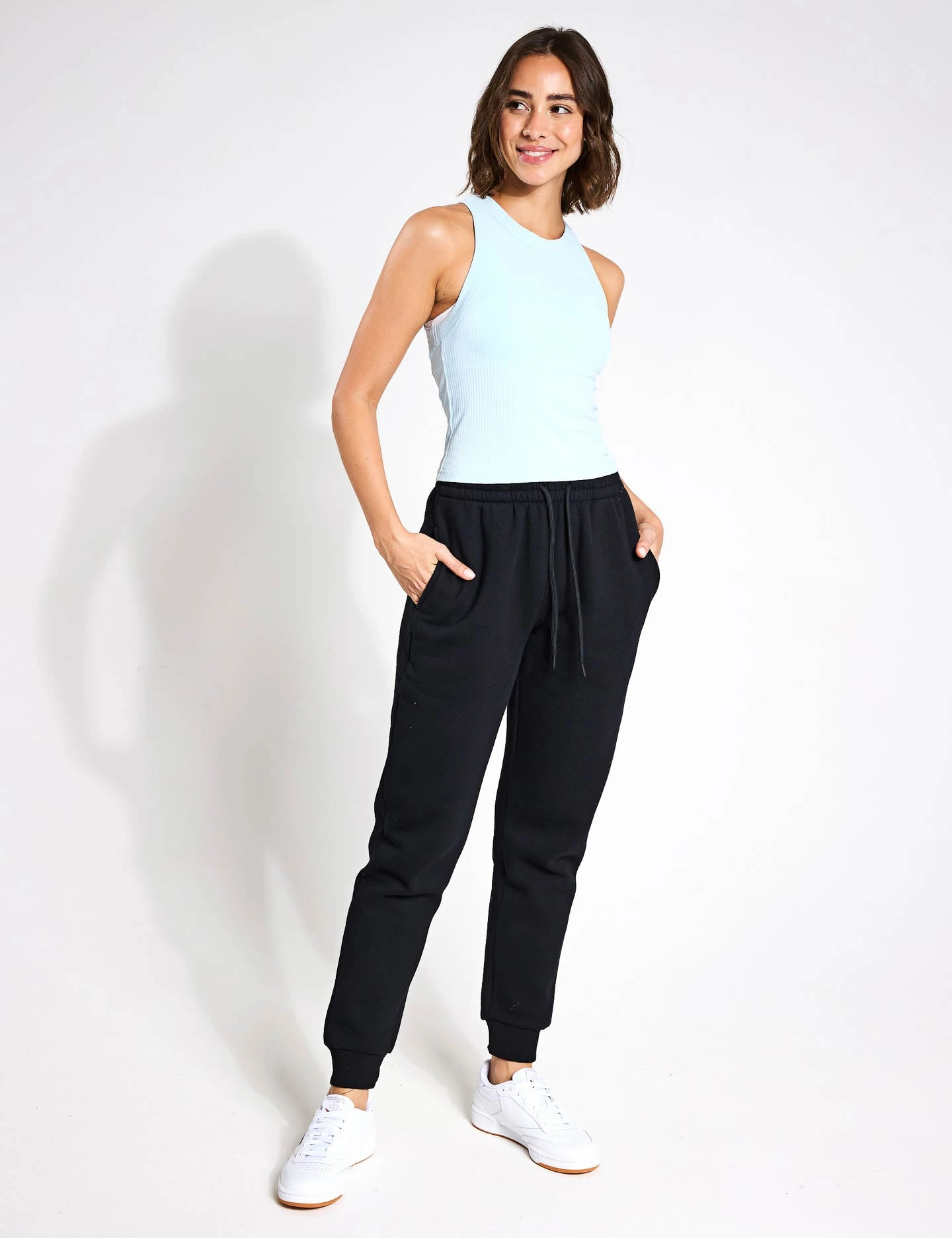 Harmony Ribbed Tank - Light Blue 6 Harmony Ribbed Tank - Light Blue - Image 4