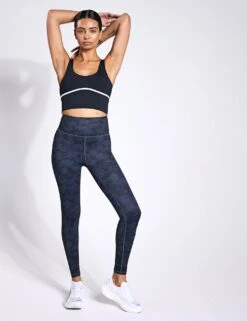 Ava - Tarmac Black/White -The Sports Edit Lilybod Ava bra LC72 C22 BL Black 0009