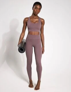 Chloe Cloud-Core Legging - Grape -The Sports Edit Lilybod CHLOE Cloud Core Legging Grape SL 01 GRP 0001