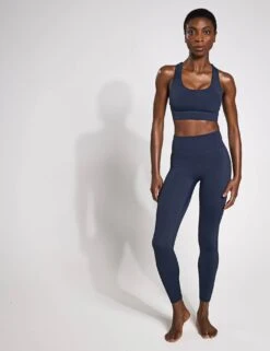 Frankie Cloud-Core Sports Bra - Navy Blue 9 Frankie Cloud-Core Sports Bra - Navy Blue -The Sports Edit Lilybod FRANKIE Cloud Core Sports Bra Navy Blue SC 22 NB 0002 1