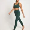 The Frankie Leggings Set - Deep Green -The Sports Edit Lilybod FRANKIE Cloud Core Sports Bra SC 22 DG Deep Green 0012 1