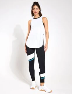 Hannah Full Length Legging - Black/Bright Blue 13 Hannah Full Length Legging - Black/Bright Blue -The Sports Edit Lilybod Hannah Full Length Legging LL150 BBB Black Bright Blue 0001