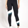 Hannah Full Length Legging - Black/Bright Blue 2 Hannah Full Length Legging - Black/Bright Blue -The Sports Edit Lilybod Hannah Full Length Legging LL150 BBB Black Bright Blue 0002