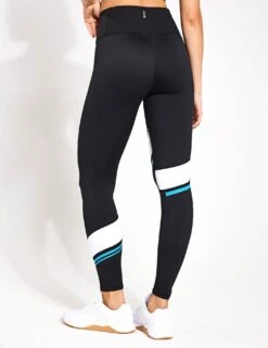 Hannah Full Length Legging - Black/Bright Blue 12 Hannah Full Length Legging - Black/Bright Blue -The Sports Edit Lilybod Hannah Full Length Legging LL150 BBB Black Bright Blue 0004