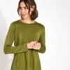 Kendall Long Sleeve Top - Army Green -The Sports Edit Lilybod Kendall Longsleeve LT88 AG Army Green 0003