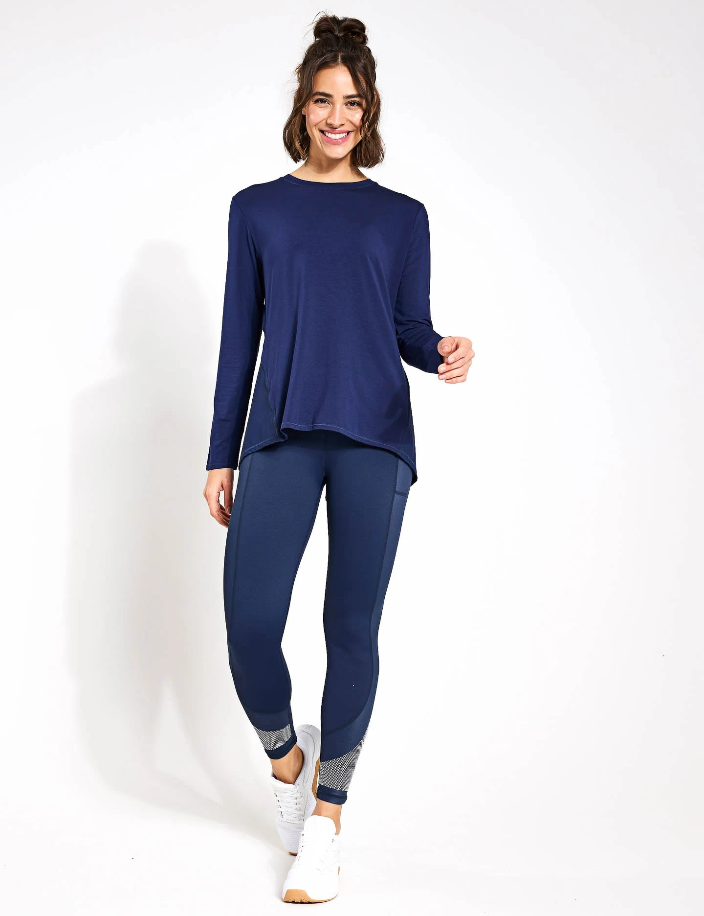 Kendall Long Sleeve Top - Navy 6 Kendall Long Sleeve Top - Navy - Image 4