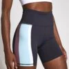 Limitless Short - Charcoal With Pale Blue -The Sports Edit Lilybod LIMITLESS Short Charcoal with Pale Blue LS34 CH BB 0001
