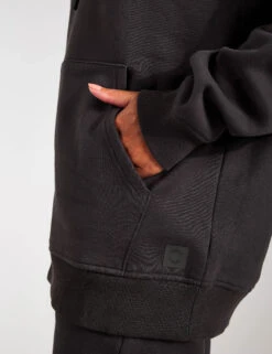 Lucy Hooded Sweater - Coal Grey -The Sports Edit Lilybod Lucy Hooded Fleece Sweat LT68 CLG Coal Grey 0019