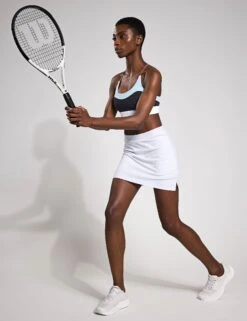 Maya Skirt - White 9 Maya Skirt - White -The Sports Edit Lilybod MAYA Skirt White LSK02 WT X 0008