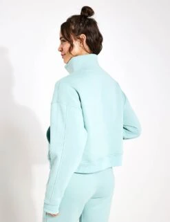 The Rihanna Set - Sage Green -The Sports Edit Lilybod RIHANNA 1 4 Zip Tracktop LT77 SG Sage Green 0017 7ae18f53 0a6d 474b ac2a d492d1bbd332