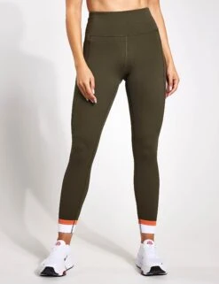 Strike-Back Legging - Olive Green -The Sports Edit Lilybod Strike Back Legging LL140 OG Olive Green 0003