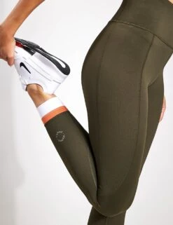 Strike-Back Legging - Olive Green -The Sports Edit Lilybod Strike Back Legging LL140 OG Olive Green 0025