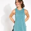 Zela Tank Top - Teal -The Sports Edit Lilybod ZELA MESH Tank LT53 TL Teal 0009