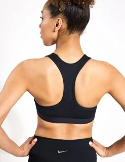 The Sports Edit -The Sports Edit NIKE swoosh medium support bra black white dx6821 010 DX6821 010S 0042