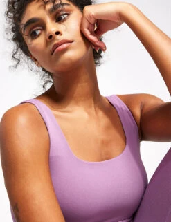 Nike Alate Ellipse Longline Bra - Violet Dust/White -The Sports Edit Nike Alate Ellipse Long Line Bra do6619 536 Violet White 0020