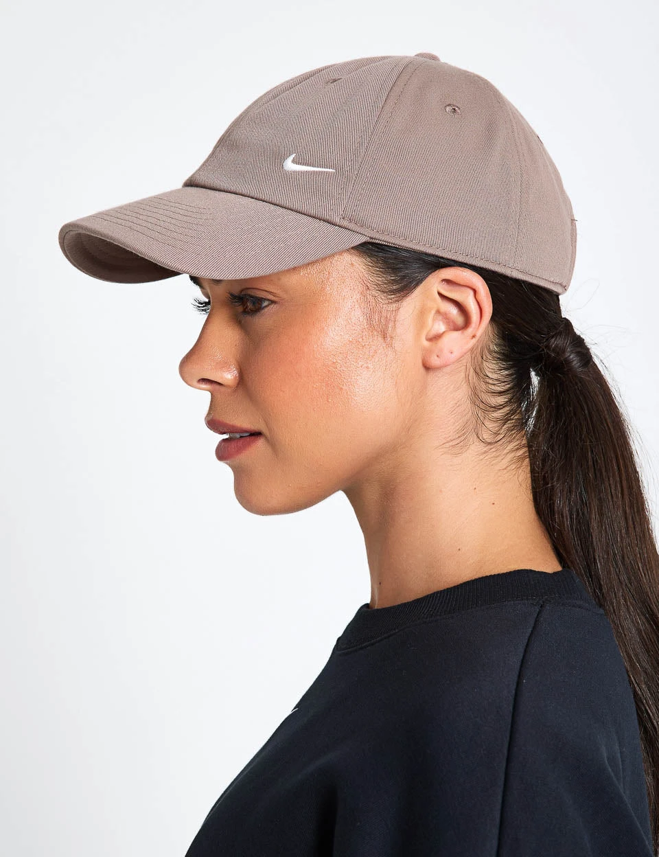 Nike Club Unstructured Cap - Mink Brown/Sail 4 Nike Club Unstructured Cap - Mink Brown/Sail - Image 2