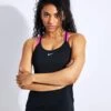 Nike Dri-FIT One Elastika Tank - Black/White -The Sports Edit Nike Dri FIT One Elastika Tank dd4941 010 Black White 0002