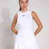 NikeCourt Slam Dri-FIT Tennis Dress - White/Black -The Sports Edit Nike NikeCourt Slam Dri FIT Tennis Dress White Black FD5659 100 XS 0003
