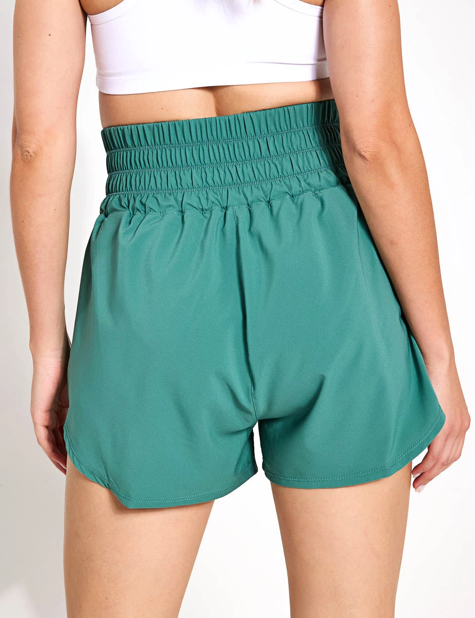 Nike One Ultra High 3" Brief-Lined Shorts - Bicoastal/Reflective Silver 4 Nike One Ultra High 3" Brief-Lined Shorts - Bicoastal/Reflective Silver - Image 2