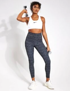 Nike Swoosh High Support Bra - White/Black -The Sports Edit Nike Swoosh High Support Bra dx6815 100 White Black 0041