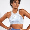 Nike Swoosh Phoenix Sports Bra - Blue Tint/Diffused Blue -The Sports Edit Nike Swoosh Phoenix Sports Bra dv9994 423 Blue 0013