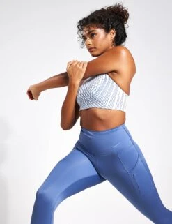 Nike Go High Waisted Leggings - Diffused Blue/Black -The Sports Edit Nike Swoosh Phoenix Sports Bra dv9994 423 Blue 0027