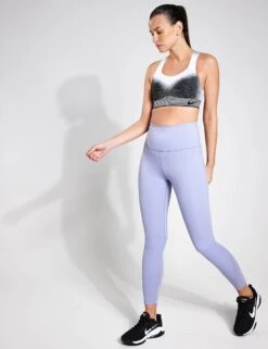 Nike Swoosh Flyknit Bra - Black/White/Bright Crimson -The Sports Edit Nike W NK SWSH FLYNIT BRA DQ5119 010 BLACK WHITE BRIGHT CRIMSON 0046