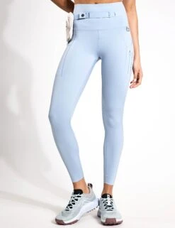 Nike Go Trail High Waisted 7/8 Leggings - Light Armory Blue/Light Orewood Brown/Khaki