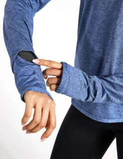 Nike Dri-FIT Swift Element UV Crew Neck Top - Ashen Slate/Reflective Silver -The Sports Edit Nike nike dri fit swift element UV crew neck top ashen slate fp4297 493 0028