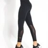 Nike One 7/8 Leggings - Black/White -The Sports Edit Nike nike one 7 8 leggings black white dv9020 010 0002