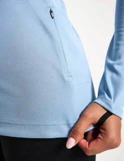 On Running Climate Shirt - Chambray -The Sports Edit ON Running Climate Shirt 1WE10780732S Chambray 0019