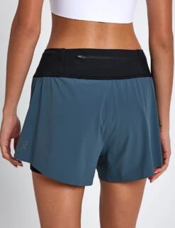 On Running Running Shorts - Stone -The Sports Edit ON Running Running Shorts Stone 1WE11950297Stone 0009