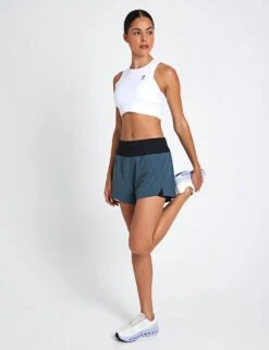 On Running Running Shorts - Stone -The Sports Edit ON Running Running Shorts Stone 1WE11950297Stone 0024