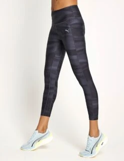 Puma Run Velocity Print Tights - Black