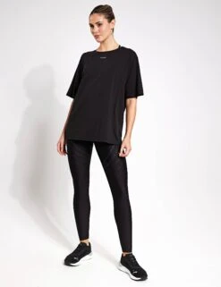 Puma Fit Oversized Tee - Black -The Sports Edit PUMA WOMENS GRAPHIC OVERSIZED PUMA FIT TEE 52511501 Puma Black 0037