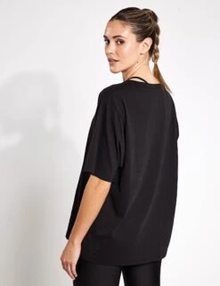 Puma Fit Oversized Tee - Black -The Sports Edit PUMA WOMENS GRAPHIC OVERSIZED PUMA FIT TEE 52511501 Puma Black 0039